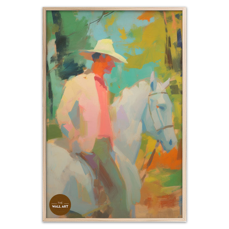 MAN RIDING HORSE IV