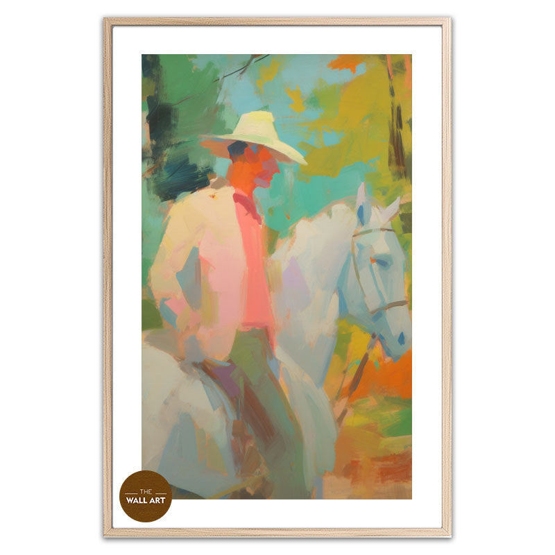 MAN RIDING HORSE IV