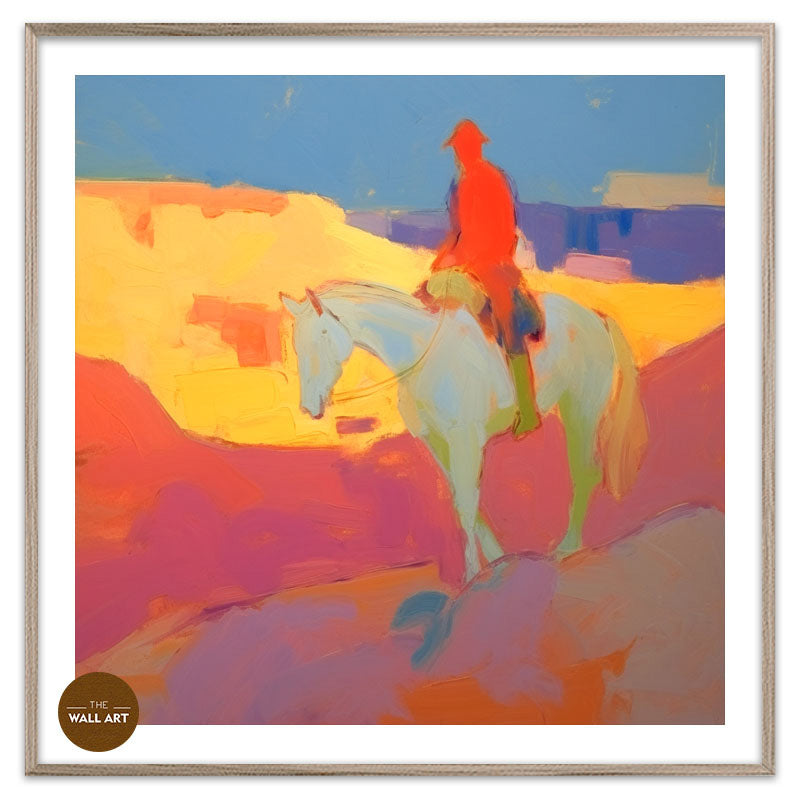 MAN RIDING HORSE I