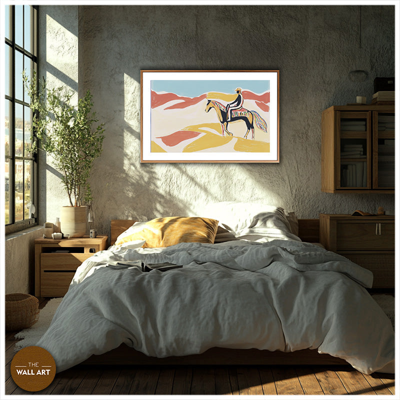 MAN RIDING HORSE V