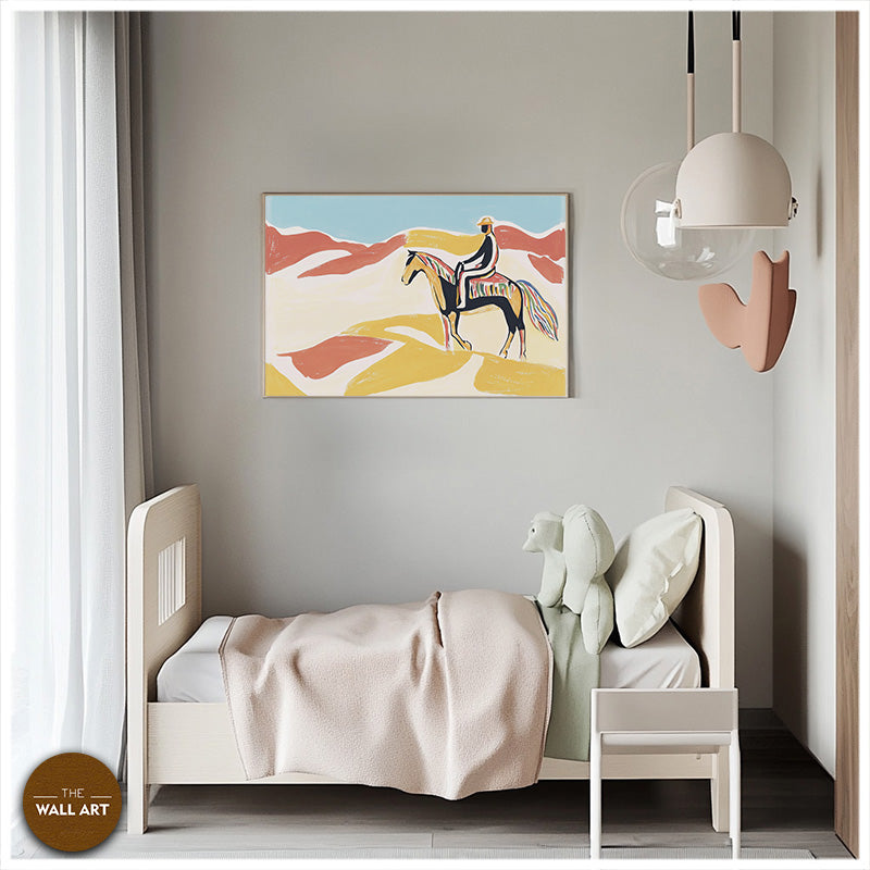 MAN RIDING HORSE V