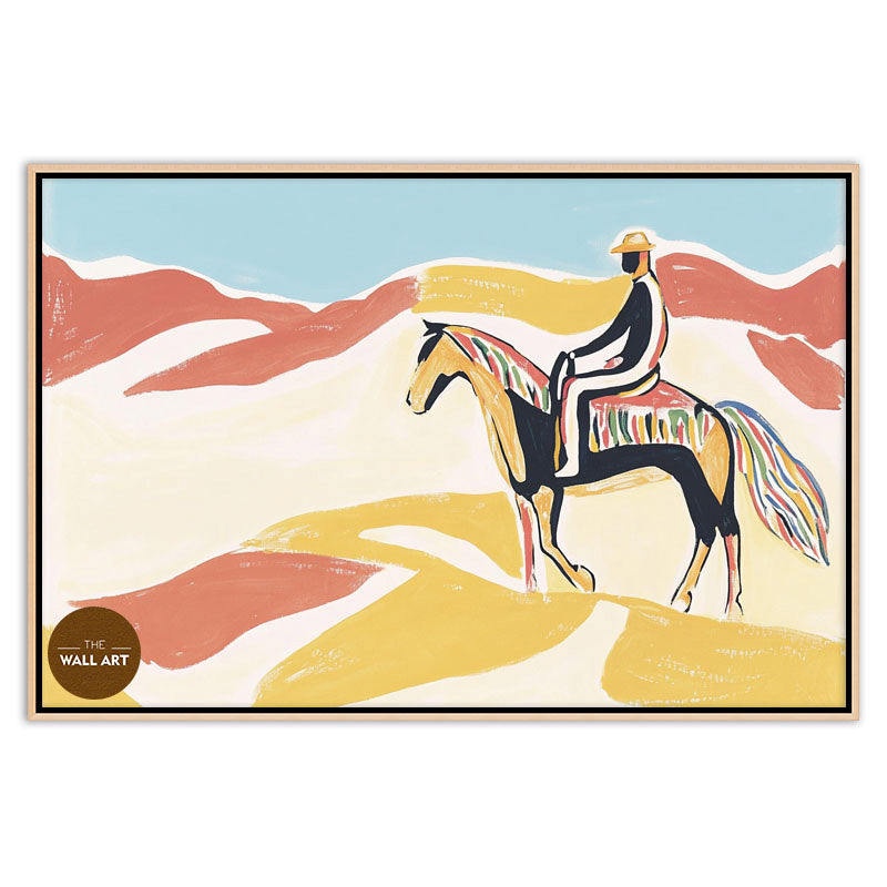 MAN RIDING HORSE V