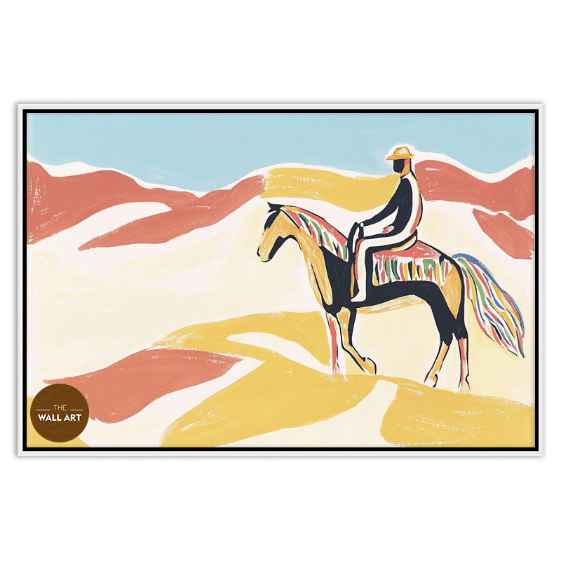 MAN RIDING HORSE V