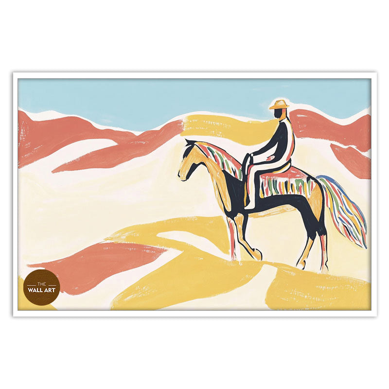 MAN RIDING HORSE V