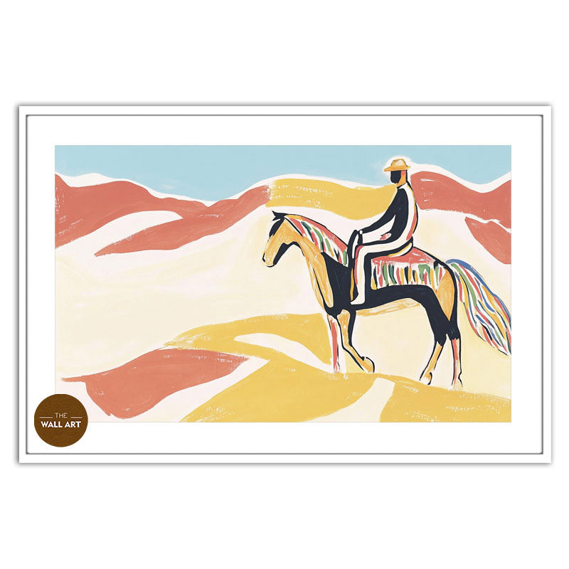 MAN RIDING HORSE V