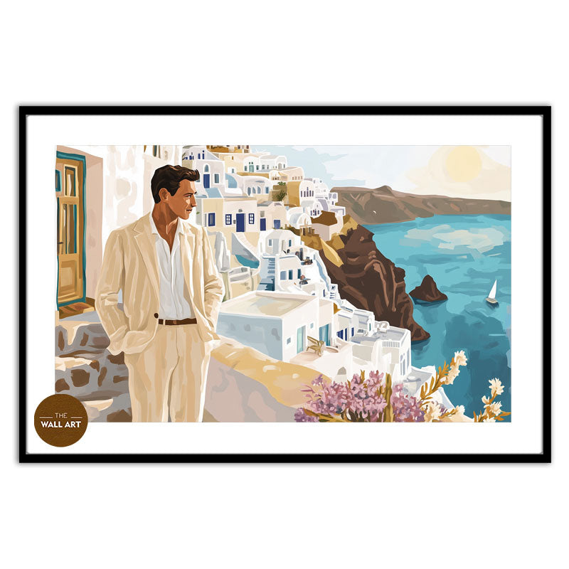 MAN VIEWING BEACH