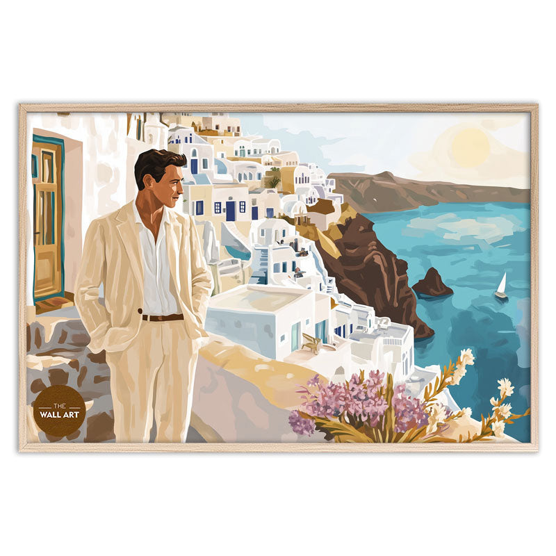 MAN VIEWING BEACH