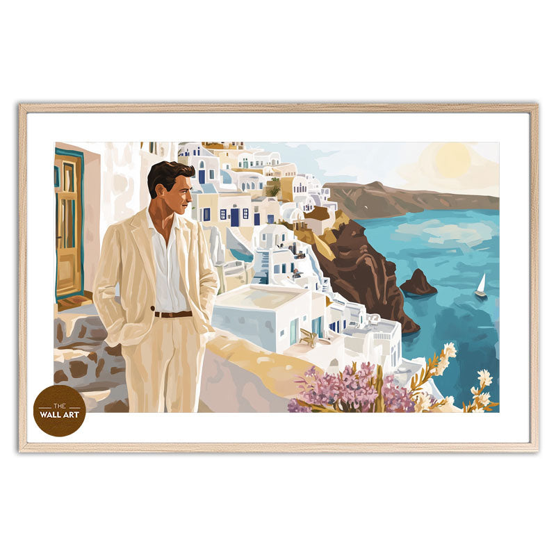MAN VIEWING BEACH