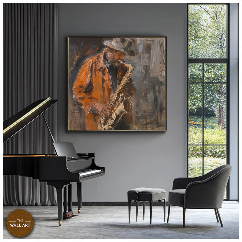MAN WITH SAXOPHONE
