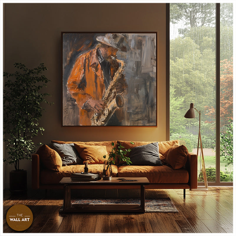 MAN WITH SAXOPHONE