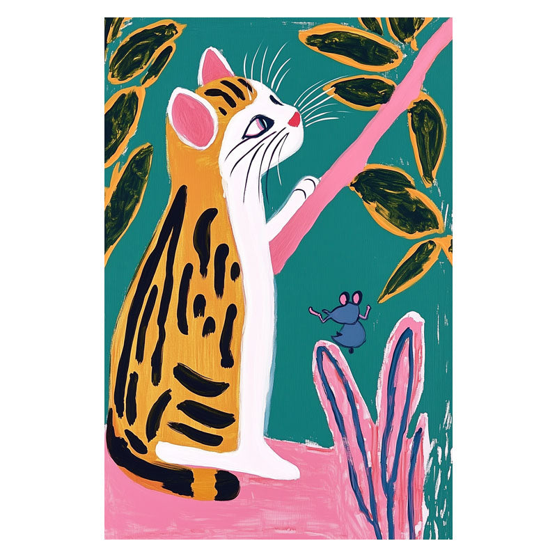 MISS CAT AND A MICE