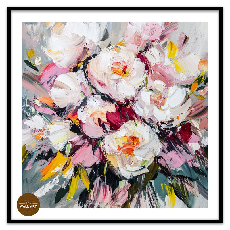 PEONIES IN PINKY SHADE I