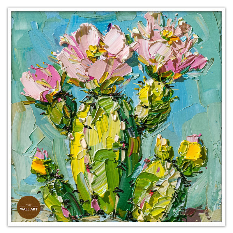 PINK CACTUS FLOWERS II