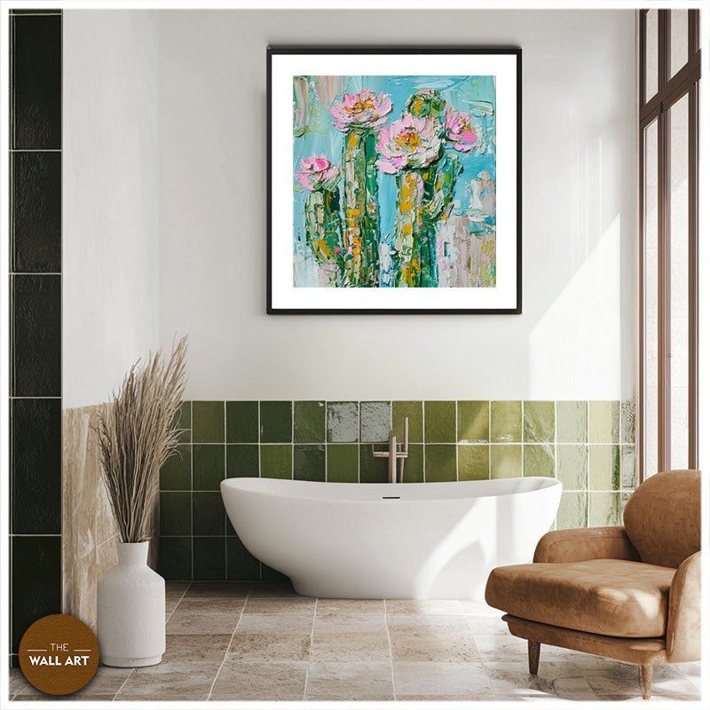 PINK CACTUS FLOWERS I