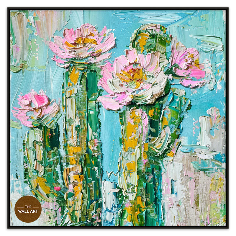 PINK CACTUS FLOWERS I