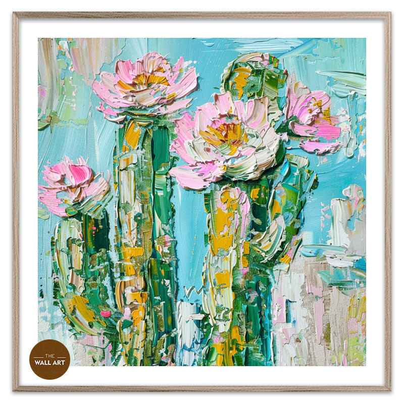 PINK CACTUS FLOWERS I
