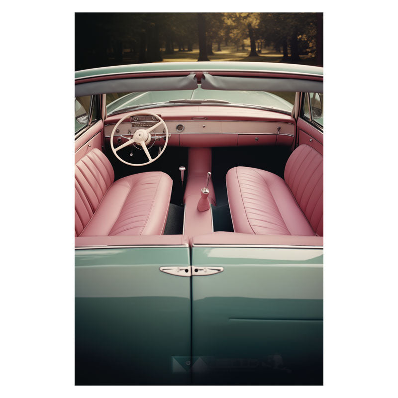 PINK CAR INTERIOR