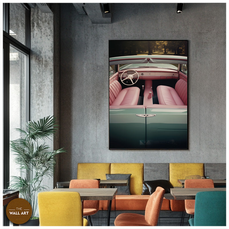 PINK CAR INTERIOR