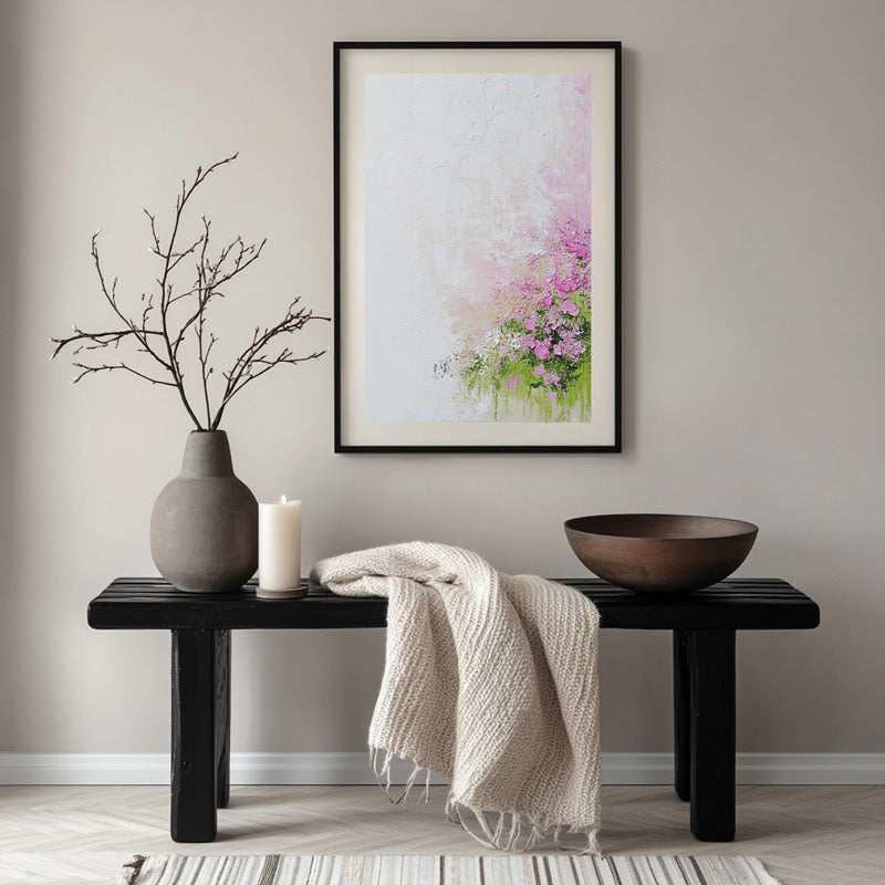 PINK FLOWER SPLASH I
