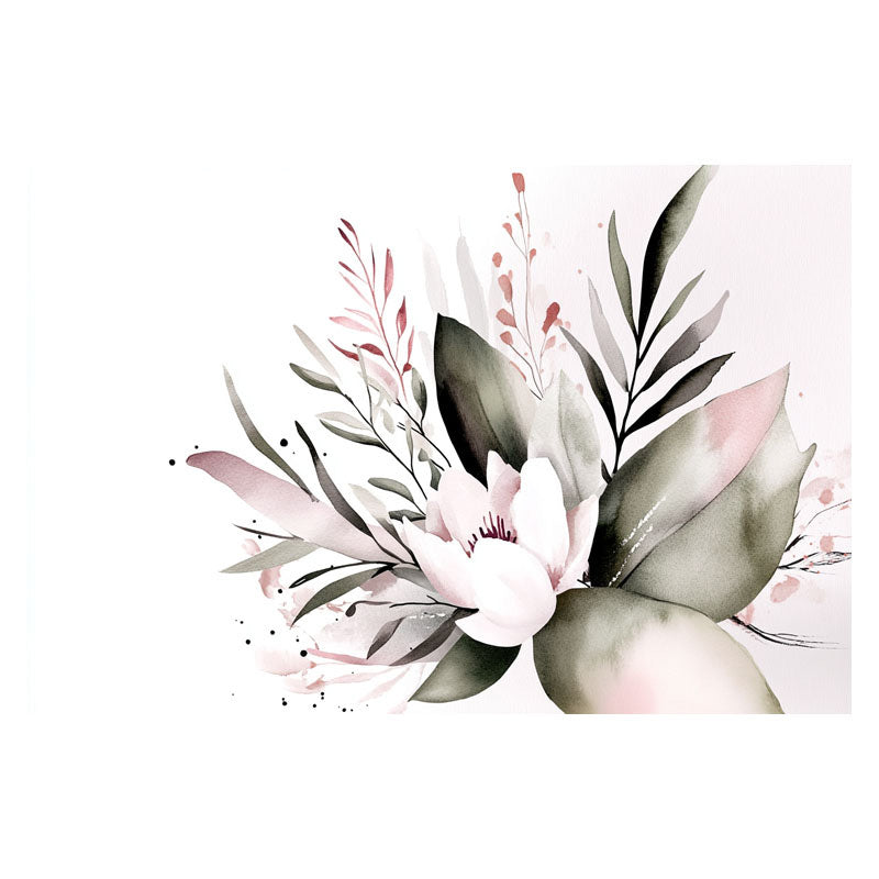 PINK SHADE WHITE FLOWERS