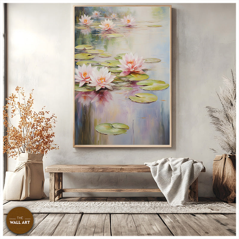 PINK WATER LILY I