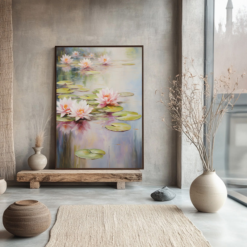 PINK WATER LILY I