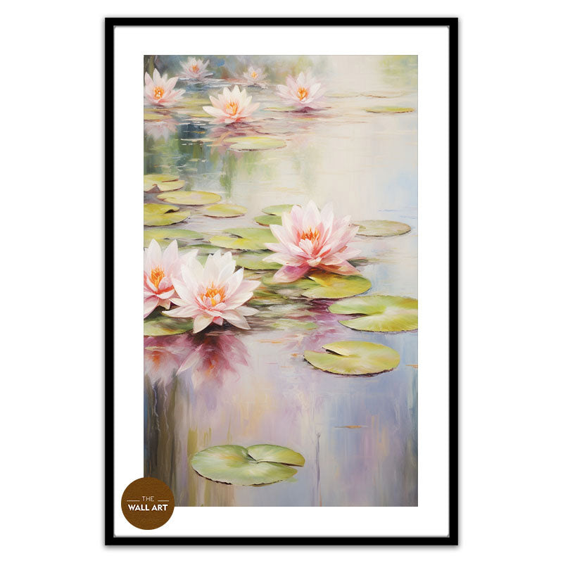 PINK WATER LILY I