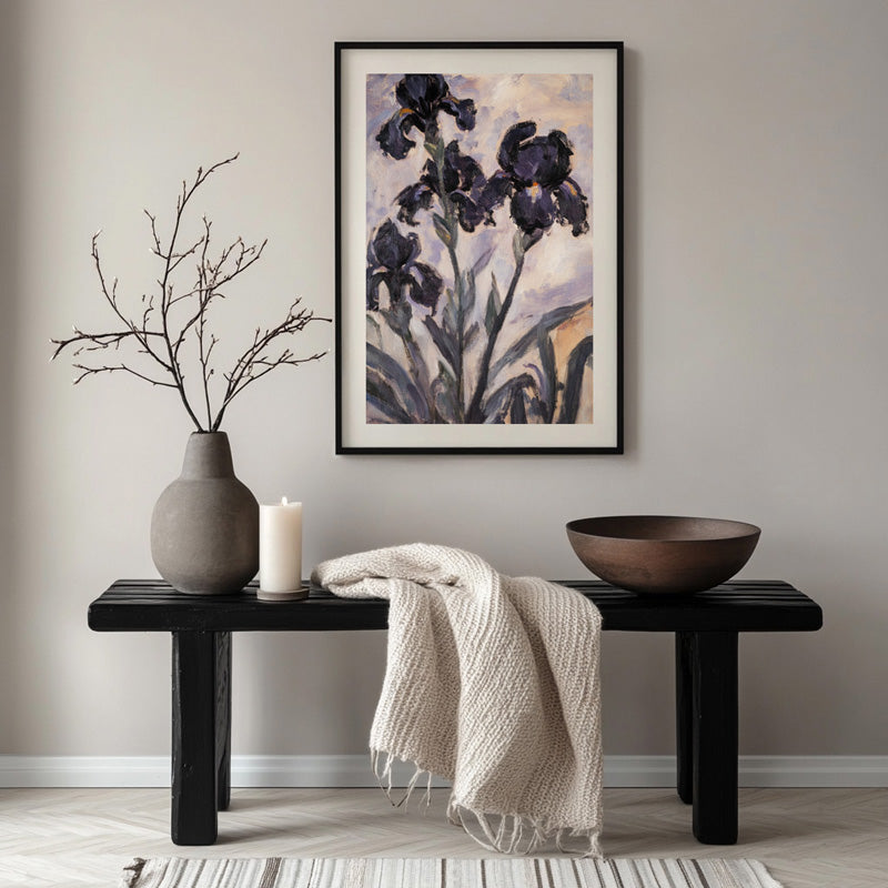 PURPLE IRISES II
