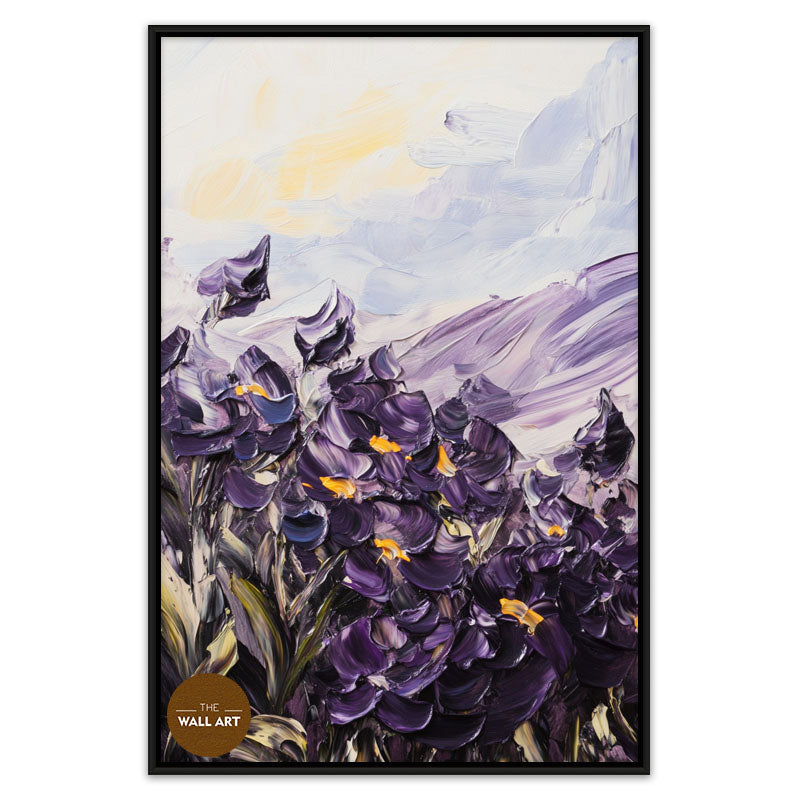 PURPLE IRISES I