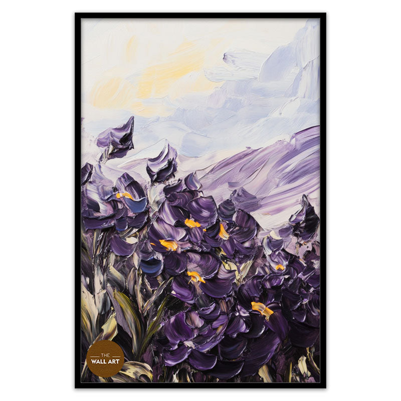 PURPLE IRISES I