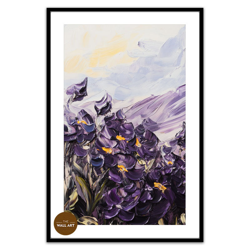 PURPLE IRISES I