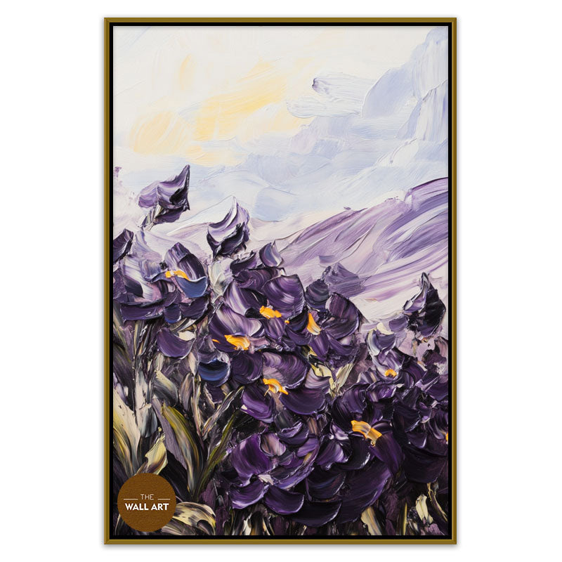 PURPLE IRISES I