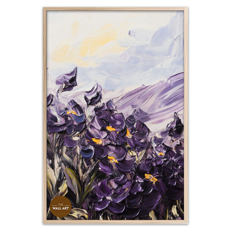 PURPLE IRISES I