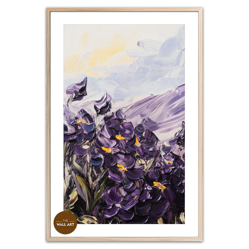 PURPLE IRISES I