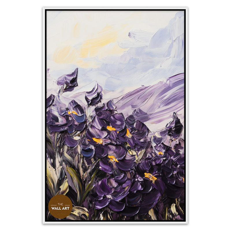 PURPLE IRISES I