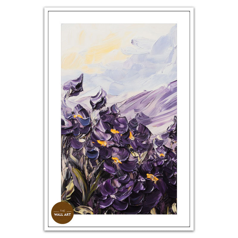 PURPLE IRISES I