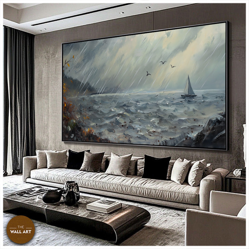 RAINY DAY ON SEA