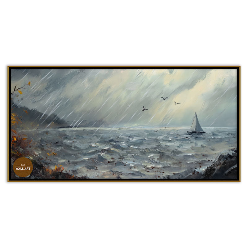 RAINY DAY ON SEA