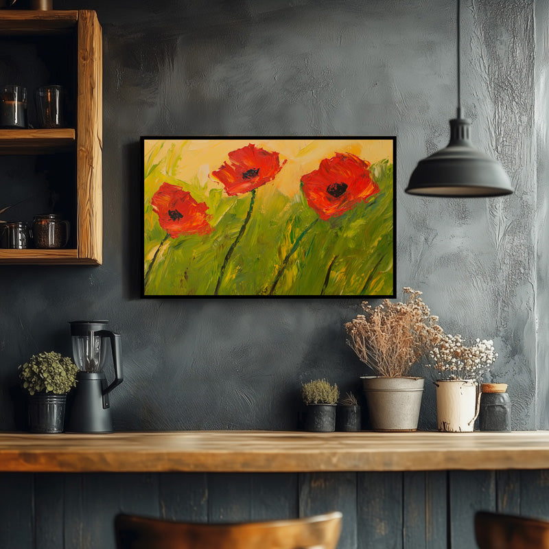 RED POPPIES I