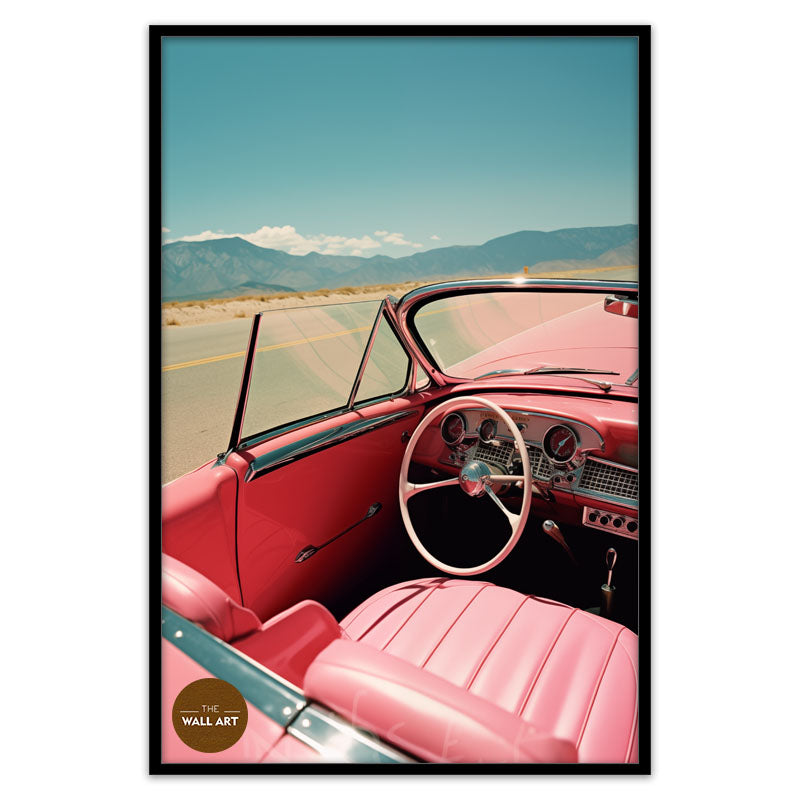 RETRO PINK CAR