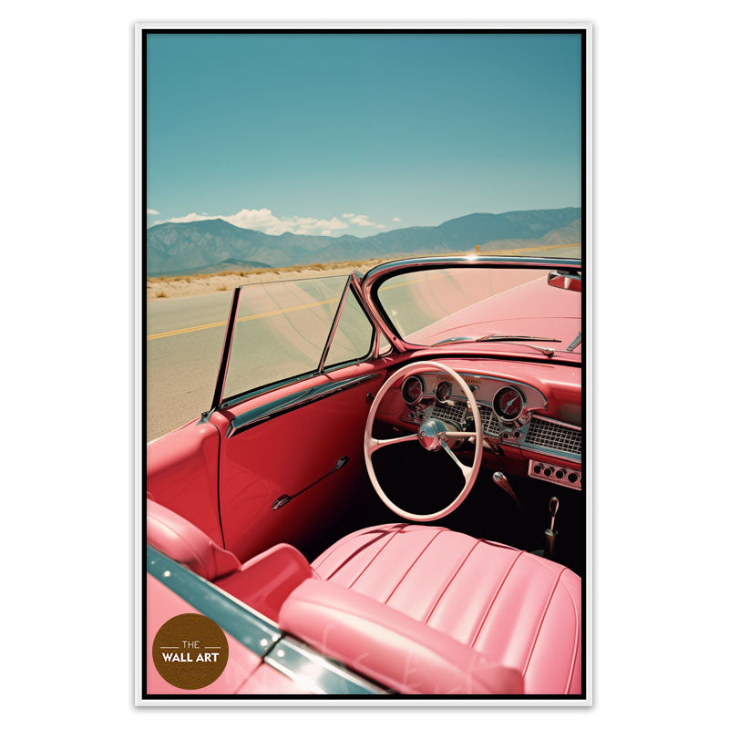 RETRO PINK CAR