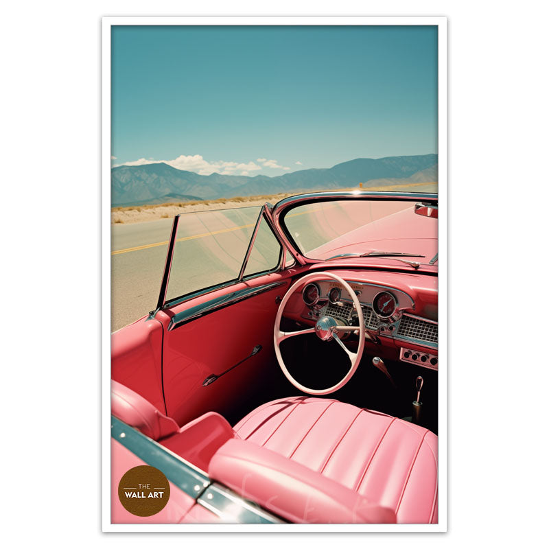 RETRO PINK CAR