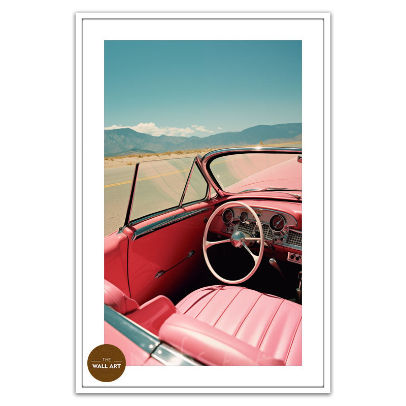 RETRO PINK CAR