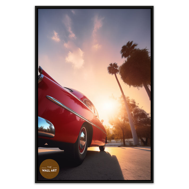 RETRO RED CAR III