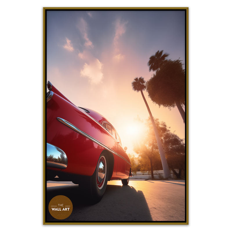 RETRO RED CAR III