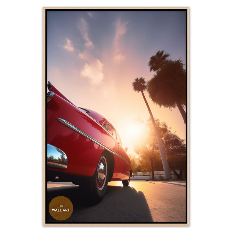 RETRO RED CAR III