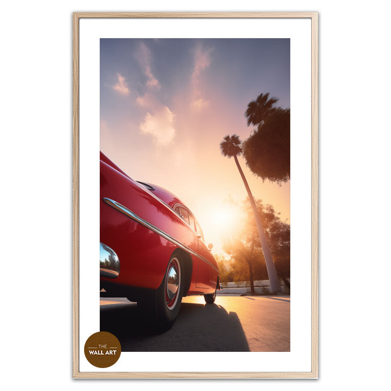 RETRO RED CAR III