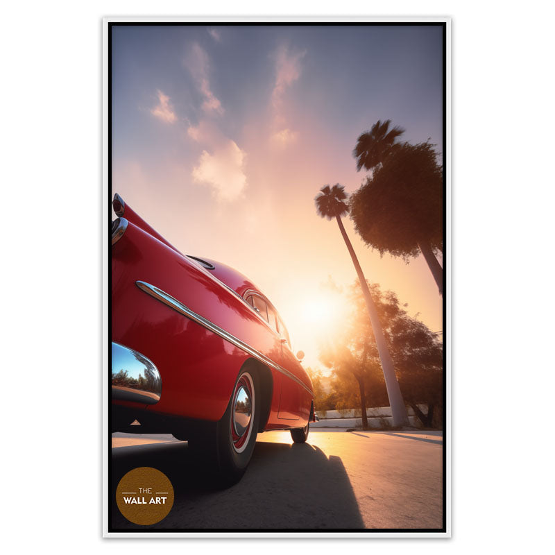 RETRO RED CAR III