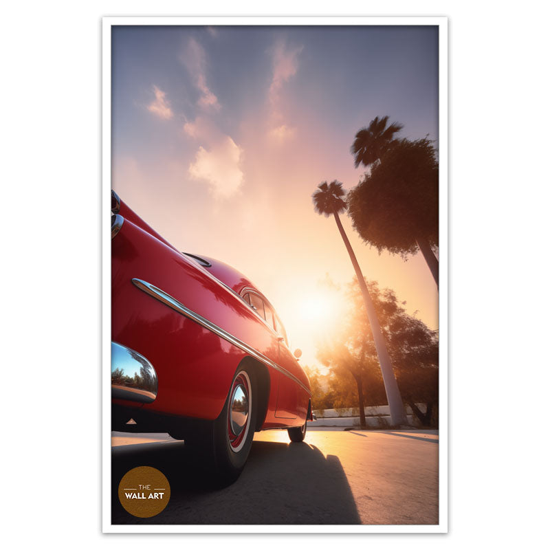 RETRO RED CAR III