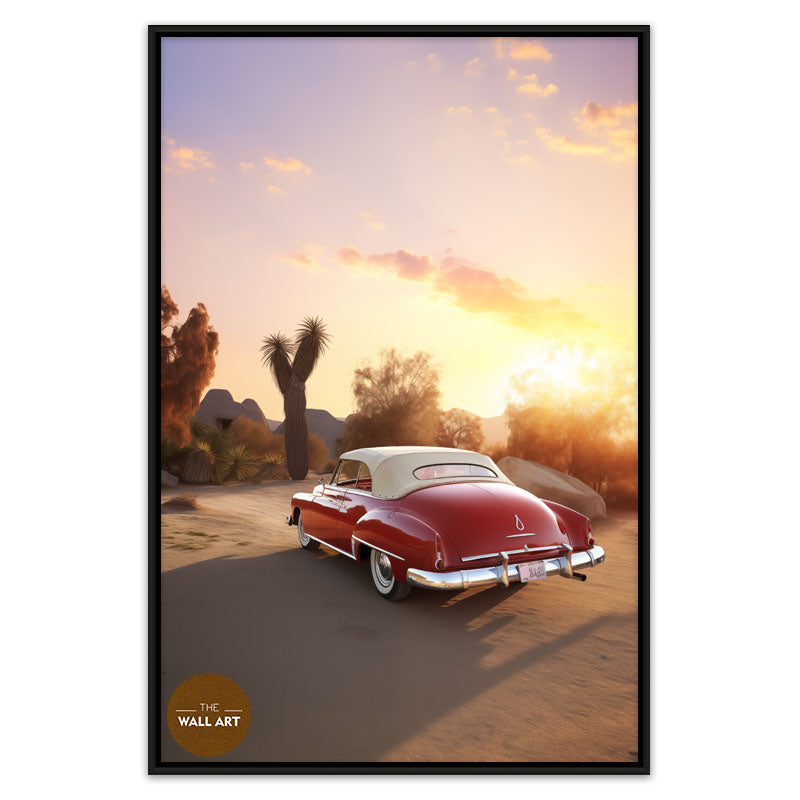 RETRO RED CAR I